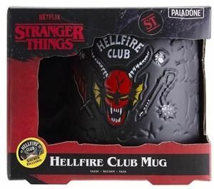 PALADONE PRODUCTS PALADONE STRANGER THINGS - HELLFIRE CLUB DEMON EMBOSSED MUG (PP9938ST)