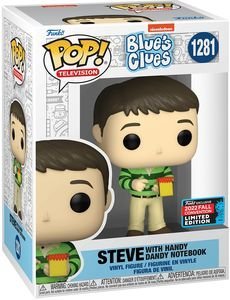 FUNKO POP! TELEVISION: BLUES CLUES - STEVE WITH HANDY DANDY NOTEBOOK #1281 VINYL FIGURE FUNKO POP! TELEVISION: BLUES CLUES - STEVE WITH HANDY DANDY NOTEBOOK #1281 VINYL FIGURE