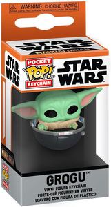 FUNKO POCKET POP! DISNEY STAR WARS: THE MANDALORIAN - GROGU KEYCHAIN FUNKO POCKET POP! DISNEY STAR WARS: THE MANDALORIAN - GROGU KEYCHAIN