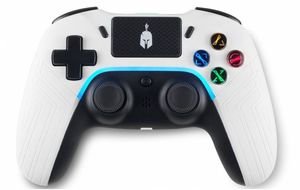 SPARTAN GEAR - ASPIS 4 WIRED WIRELESS CONTROLLER PC WIRED/PS4 WIRELESS WHITE/BLACK SPARTAN GEAR - ASPIS 4 WIRED WIRELESS CONTROLLER PC WIRED/PS4 WIRELESS WHITE/BLACK