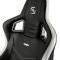 NOBLECHAIRS EPIC GAMING CHAIR SK GAMING EDITION BLACK/WHITE - NBL-PU-SKG-001