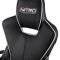 NITRO CONCEPTS E200 RACE GAMING CHAIR BLACK/WHITE - NC-E200R-BW