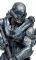 HALO 5: GUARDIANS - DELUXE FIGURE - HELMETED SPARTAN LOCKE STATUE (25CM)