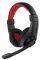 GEMBIRD GHS-01 GAMING HEADSET WITH VOLUME CONTROL BLACK/RED