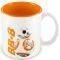 STAR WARS - BB-8 WHITE-ORANGE CERAMIC MUG (SDTSDT89984)