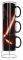STAR WARS - KYLO LIGHTSABER 3 STACKABLE CERAM...