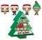 FUNKO POCKET POP! 4-PACK THE OFFICE - HAPPY HOLIDAYS TREE BOX