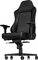 NOBLECHAIRS HERO GAMING CHAIR - COLD FOAM STEEL ARMRESTS 60MM CASTERS 150KG - BLACK/PLATINUM