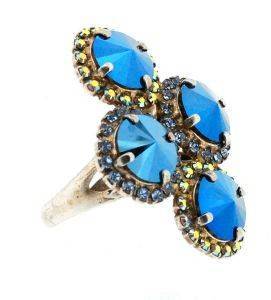 ΔΑΧΤΥΛΙΔΙ ΣΕ ΣΧΗΜΑ ΣΤΑΥΡΟΥ ΜΕ SWAROVSKI ONE SIZE ΔΑΧΤΥΛΙΔΙ ΣΕ ΣΧΗΜΑ ΣΤΑΥΡΟΥ ΜΕ SWAROVSKI ONE SIZE