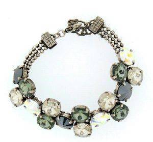 ΒΡΑΧΙΟΛΙ ΜΕ ΓΚΡΙ SWAROVSKI ΒΡΑΧΙΟΛΙ ΜΕ ΓΚΡΙ SWAROVSKI