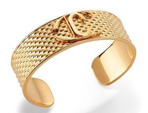 ΒΡΑΧΙΟΛΙ JUST CAVALLI WAFER GOLD ΒΡΑΧΙΟΛΙ JUST CAVALLI WAFER GOLD