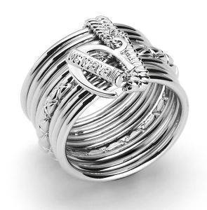 ΔΑΧΤΥΛΙΔΙ JUST CAVALLI INFINITY SILVER ΔΑΧΤΥΛΙΔΙ JUST CAVALLI INFINITY SILVER