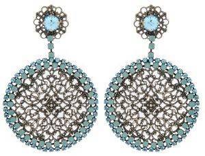 ΣΚΟΥΛΑΡΙΚΙΑ FRANGOS ΜΕ ΜΠΛΕ SWAROVSKI ΣΚΟΥΛΑΡΙΚΙΑ FRANGOS ΜΕ ΜΠΛΕ SWAROVSKI