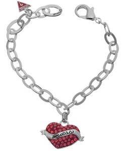 ΒΡΑΧΙΟΛΙ GUESS ΜΕ ΚΡΕΜΑΣΤΗ ΚΑΡΔΙΑ KOKKINH ΒΡΑΧΙΟΛΙ GUESS ΜΕ ΚΡΕΜΑΣΤΗ ΚΑΡΔΙΑ KOKKINH