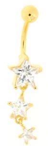 PIERCING ΑΦΑΛΟΥ ΑΠΌ ΑΤΣΑΛΙ AΣΤΕΡΙΑ SWAROVSKI PIERCING ΑΦΑΛΟΥ ΑΠΌ ΑΤΣΑΛΙ AΣΤΕΡΙΑ SWAROVSKI