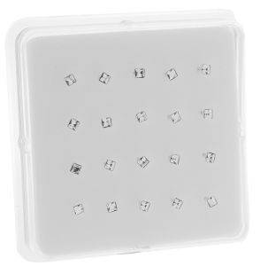 PIERCING ΣΕΤ ESPARTO ΜΥΤΗ ΤΕΤΡΑΓΩΝΟ ΣΤΡΑΣ PIERCING ΣΕΤ ESPARTO ΜΥΤΗ ΤΕΤΡΑΓΩΝΟ ΣΤΡΑΣ