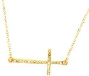 ΚΟΛΙΕ LAUREL ACCESSORIES ΣΤΑΥΡΟΣ ΜΕ ΠΕΤΡΕΣ SWAROVSKI ΧΡΥΣΟ ΚΟΛΙΕ LAUREL ACCESSORIES ΣΤΑΥΡΟΣ ΜΕ ΠΕΤΡΕΣ SWAROVSKI ΧΡΥΣΟ