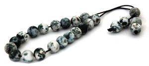 ΚΟΜΠΟΛΟΙ MOSS AGATE ΣΤΡΟΓΓΥΛΟ ΚΟΜΠΟΛΟΙ MOSS AGATE ΣΤΡΟΓΓΥΛΟ