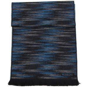 ΚΑΣΚΟΛ MISSONI DEGRADE ΜΑΥΡΟ ΓΚΡΙ ΜΠΛΕ ΚΑΣΚΟΛ MISSONI DEGRADE ΜΑΥΡΟ ΓΚΡΙ ΜΠΛΕ