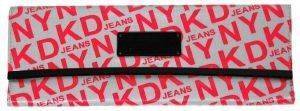 ΤΣΑΝΤΑΚΙ DKNY CLUTCH ΓΚΡΙ ΜΕ ΡΟΖ ΤΣΑΝΤΑΚΙ DKNY CLUTCH ΓΚΡΙ ΜΕ ΡΟΖ