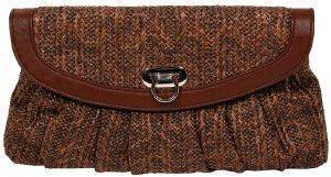 CLUTCH ΨΑΘΙΝΟ MODISSIMO ΚΑΦΕ CLUTCH ΨΑΘΙΝΟ MODISSIMO ΚΑΦΕ