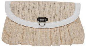 CLUTCH ΨΑΘΙΝΟ MODISSIMO ΜΠΕΖ CLUTCH ΨΑΘΙΝΟ MODISSIMO ΜΠΕΖ