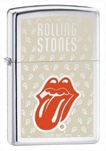 H  ZIPPO ROLLING STONES