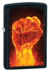ΑΝΑΠΤHΡΑΣ ΒΕΝΖΙΝΗΣ ZIPPO FIRE FIST ΜΑΥΡΟΣ ΑΝΑΠΤHΡΑΣ ΒΕΝΖΙΝΗΣ ZIPPO FIRE FIST ΜΑΥΡΟΣ