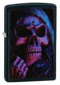 ΑΝΑΠΤHΡΑΣ ΒΕΝΖΙΝΗΣ ZIPPO GRIM REAPER ΜΑΥΡΟΣ ΑΝΑΠΤHΡΑΣ ΒΕΝΖΙΝΗΣ ZIPPO GRIM REAPER ΜΑΥΡΟΣ