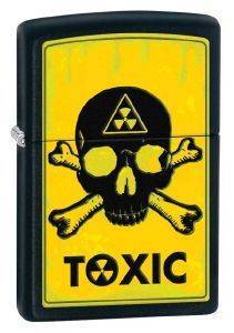 ΑΝΑΠΤHΡΑΣ ΒΕΝΖΙΝΗΣ ZIPPO TOXIC ΜΑΥΡΟΣ ΑΝΑΠΤHΡΑΣ ΒΕΝΖΙΝΗΣ ZIPPO TOXIC ΜΑΥΡΟΣ