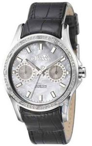 ELLESSE SPORTIVO MULTI FUNCTION BLACK LEATHER STRAP