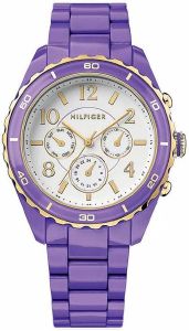   TOMMY HILFIGER CALENDAR PURPLE PLASTIC BRACELET