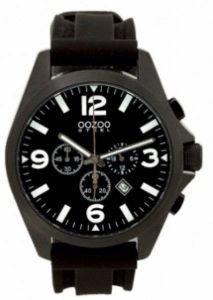 ΑΝΔΡΙΚΟ ΡΟΛΟΙ OOZOO STEEL XL CHRONOGRAPH BLACK RUBBER STRAP ΑΝΔΡΙΚΟ ΡΟΛΟΙ OOZOO STEEL XL CHRONOGRAPH BLACK RUBBER STRAP