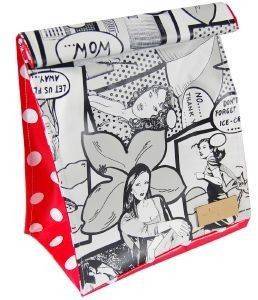 ΧΕΙΡΟΠΟΙΗΤΗ LUNCH BAG MADE BY JK COMIC ΧΕΙΡΟΠΟΙΗΤΗ LUNCH BAG MADE BY JK COMIC
