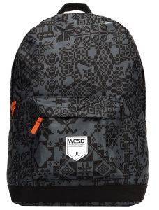 ΤΣΑΝΤΑ ΠΛΑΤΗΣ WESC CHAZ PATTERN ΜΑΥΡΟ ΤΣΑΝΤΑ ΠΛΑΤΗΣ WESC CHAZ PATTERN ΜΑΥΡΟ
