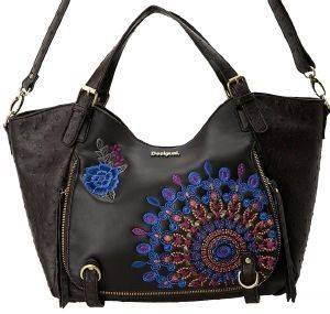 ΤΣΑΝΤΑ ΩΜΟΥ DESIGUAL ROTTERDAM MOONFLOW ΣΚΟΥΡΟ ΚΑΦΕ ΤΣΑΝΤΑ ΩΜΟΥ DESIGUAL ROTTERDAM MOONFLOW ΣΚΟΥΡΟ ΚΑΦΕ