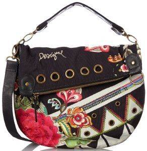 ΤΣΑΝΤΑ ΩΜΟΥ DESIGUAL FOLDED JACKY ΜΑΥΡΟ ΤΣΑΝΤΑ ΩΜΟΥ DESIGUAL FOLDED JACKY ΜΑΥΡΟ