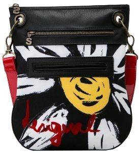ΤΣΑΝΤΑ ΤΑΧΥΔΡΟΜΟΥ DESIGUAL BANDOLERA MARGARITAS ΜΑΥΡΟ ΤΣΑΝΤΑ ΤΑΧΥΔΡΟΜΟΥ DESIGUAL BANDOLERA MARGARITAS ΜΑΥΡΟ