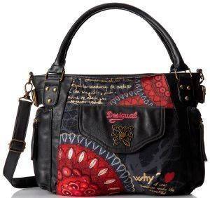 ΤΣΑΝΤΑ ΩΜΟΥ DESIGUAL MCBEE BOLAS ROJAS ΜΑΥΡΟ ΤΣΑΝΤΑ ΩΜΟΥ DESIGUAL MCBEE BOLAS ROJAS ΜΑΥΡΟ