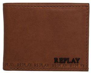 ΠΟΡΤΟΦΟΛΙ REPLAY FM5103.000.A3081A ΔΕΡΜΑΤΙΝΟ ΚΑΦΕ ΠΟΡΤΟΦΟΛΙ REPLAY FM5103.000.A3081A ΔΕΡΜΑΤΙΝΟ ΚΑΦΕ