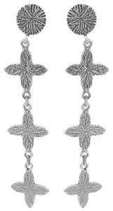 ΣΚΟΥΛΑΡΙΚΙΑ ΧΕΙΡΟΠΟΙΗΤΑ ΜΕ 3 ΣΤΑΥΡΟΥΣ (ΑΣΗΜΙ 925) ΣΚΟΥΛΑΡΙΚΙΑ ΧΕΙΡΟΠΟΙΗΤΑ ΜΕ 3 ΣΤΑΥΡΟΥΣ (ΑΣΗΜΙ 925)