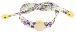 ΒΡΑΧΙΟΛΙ COUNTESS WILHELMINA FLORAL ΣΜΑΛΤΟ ΛΕΥΚΟ ΒΡΑΧΙΟΛΙ COUNTESS WILHELMINA FLORAL ΣΜΑΛΤΟ ΛΕΥΚΟ