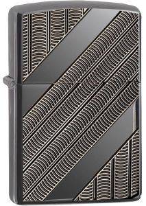 ΑΝΑΠΤHΡΑΣ ΒEΝΖΙΝΗΣ ZIPPO BLACK ICE ARMOR ΑΝΑΠΤHΡΑΣ ΒEΝΖΙΝΗΣ ZIPPO BLACK ICE ARMOR