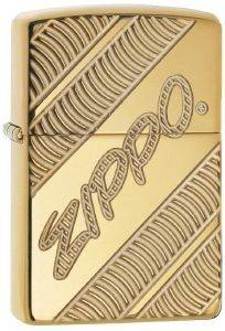 ΑΝΑΠΤHΡΑΣ ΒEΝΖΙΝΗΣ ZIPPO HIGH POLISH BRASS ARMOR ΑΝΑΠΤHΡΑΣ ΒEΝΖΙΝΗΣ ZIPPO HIGH POLISH BRASS ARMOR