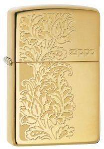 H E ZIPPO HIGH POLISH BRASS 