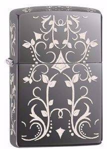 H E ZIPPO CLASSIC - FILIGREE PATTERN 