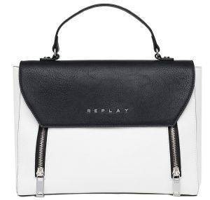 ΤΣΑΝΤΑ ΧΕΙΡΟΣ REPLAY FW3801.000.A0362 ΛΕΥΚΟ/ΜΑΥΡΟ ΤΣΑΝΤΑ ΧΕΙΡΟΣ REPLAY FW3801.000.A0362 ΛΕΥΚΟ/ΜΑΥΡΟ