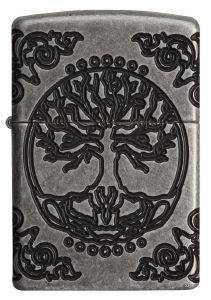 ΑΝΑΠΤHΡΑΣ ΒEΝΖΙΝΗΣ ZIPPO 29670 TREE OF LIFE ARMOR ΑΣΗΜΙ ΑΝΑΠΤHΡΑΣ ΒEΝΖΙΝΗΣ ZIPPO 29670 TREE OF LIFE ARMOR ΑΣΗΜΙ