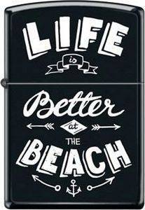 ΑΝΑΠΤHΡΑΣ ΒEΝΖΙΝΗΣ ZIPPO 218-52314 BETTER AT THE BEACH ΜΑΥΡΟ ΑΝΑΠΤHΡΑΣ ΒEΝΖΙΝΗΣ ZIPPO 218-52314 BETTER AT THE BEACH ΜΑΥΡΟ