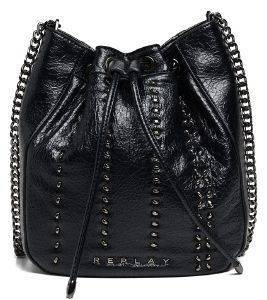 ΤΣΑΝΤΑ REPLAY FW3859.000.A0316A ΜΑΥΡΟ ΤΣΑΝΤΑ REPLAY FW3859.000.A0316A ΜΑΥΡΟ